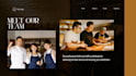 modern restaurant advertisement design