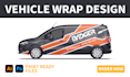 design custom van wrap, truck wrap and car wrap design