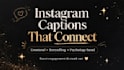 write engaging ig captions and creative content
