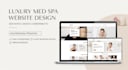 design a med spa, aesthetics, botox or chiropractor wordpress website