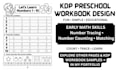 design preschool and montessori workbooks for KDP and schools