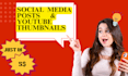 design professional social media instagram  posts and youtube thumbnails