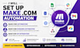be make com expert for ai automation make com scenario make com api integration