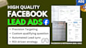 setup and manage facebook ads for lead generation