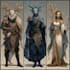 create fantasy character game concept for game or book