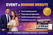 design event website event planning booking website event ticket conference