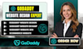 create godaddy website design godaddy website redesign godaddy design expert
