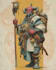 create epic warhammer 40k style illustration and grimdark character art