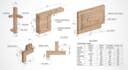 create custom interior woodwork joinery and technical wood design with cutlist