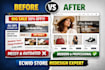 build ecwid ecommerce store upload product to ecwid online store website design