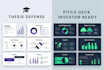 design a powerpoint presentation or thesis defense deck