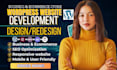 build wordpress business website design or redesign wordpress website developer