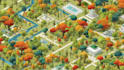 draw a unique vector or isometric map