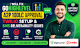 fix gohighlevel a2p 10dlc approval, twilio setup, SMS deliverability, compliance