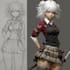 create a anime model painting