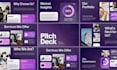 design modern pitch deck, crypto whitepaper presentation, startup investor slide