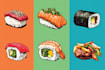 make a food pop art illustration