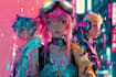 design anime character, cyberpunk character