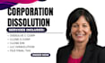 do US llc dissolution, close corporation, cancel ein, amendment or reinstatement