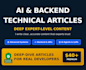 write expert technical articles on distributed systems, cloud computing, and ai