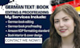 edit and proofread your german texts books documents amazon kdp book formatting