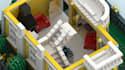3d lego model, custom moc, lego set design, lego trucks with manual instruction
