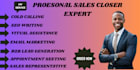 be your professional sales closer