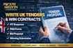 write full UK tender proposal, itt response psq forms that wins contracts