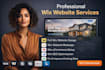 wix website development, redesign wix website, build wix studio pro, wix website