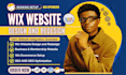 design and redesign wix harmony website wix website redesign wix development