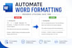 fix and automate word document formatting while preserving citations