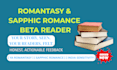 do ya romantasy, sapphic romance, and sensitivity manuscript beta reading