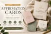 create printable custom motivational and affirmations cards