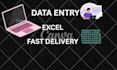 fast and accurate data entry, excel, web research