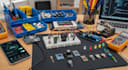 develop arduino, esp32 iot projects with hardware and mobile app