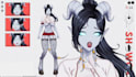 design live2d vtuber model, vtuber rigging, 2d vtuber model, vtuber commission