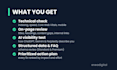do a technical SEO and GEO audit with a prioritized action plan