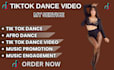 do tiktok dance video, group dance, afro dance video