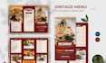 redesign digital food menu, design menu board, redesign tv screen menu design