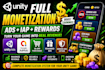 implement ads and in app purchases in your unity game