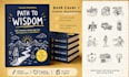 draw a book cover and matching doodle illustrations