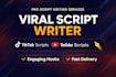 write engaging youtube scripts short film and comedy scripts