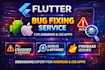 debug and fix flutter app bugs, firebase issues