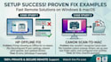 fix printer errors, setup wireless printer, and troubleshoot IT issues