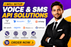 setup vonage API messagebird bandwidth infobip sinch agora phoneburner calltools