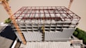 create 3d construction animation 3d building crane sequence stages
