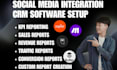 setup social media integration zapier make hootsuite buffer sprout social