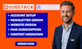 setup substack account, substack beehiiv newsletter, subscription website setup