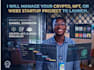 manage your crypto,nft,or web3 startup project to launch
