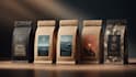 create coffee label and packaging design